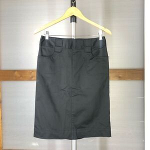 Banana REPUBLIC Black‎ Stretch Pencil Skirt with Belt Loops Sz 6